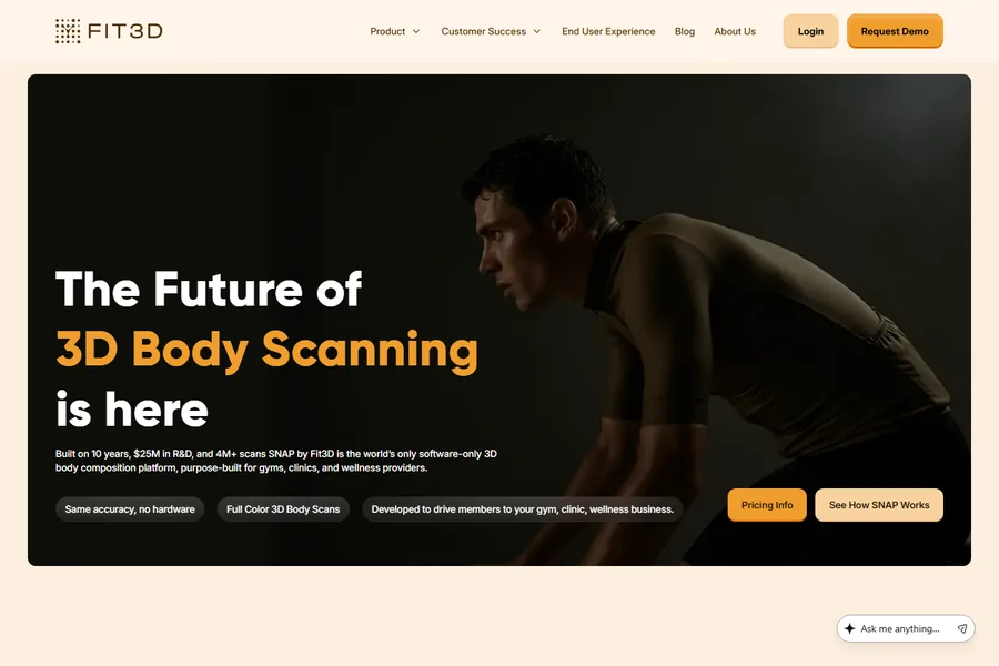 Fit3D website