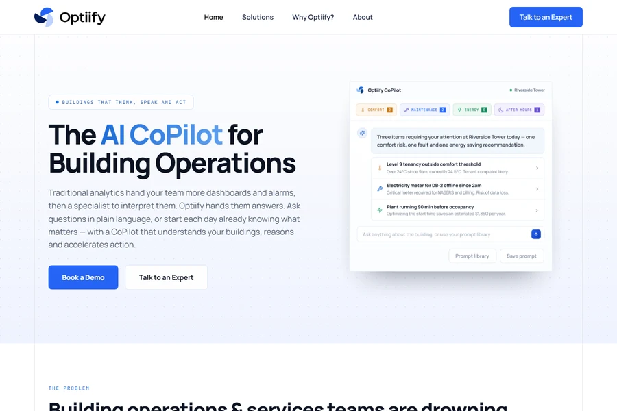 Optiify website