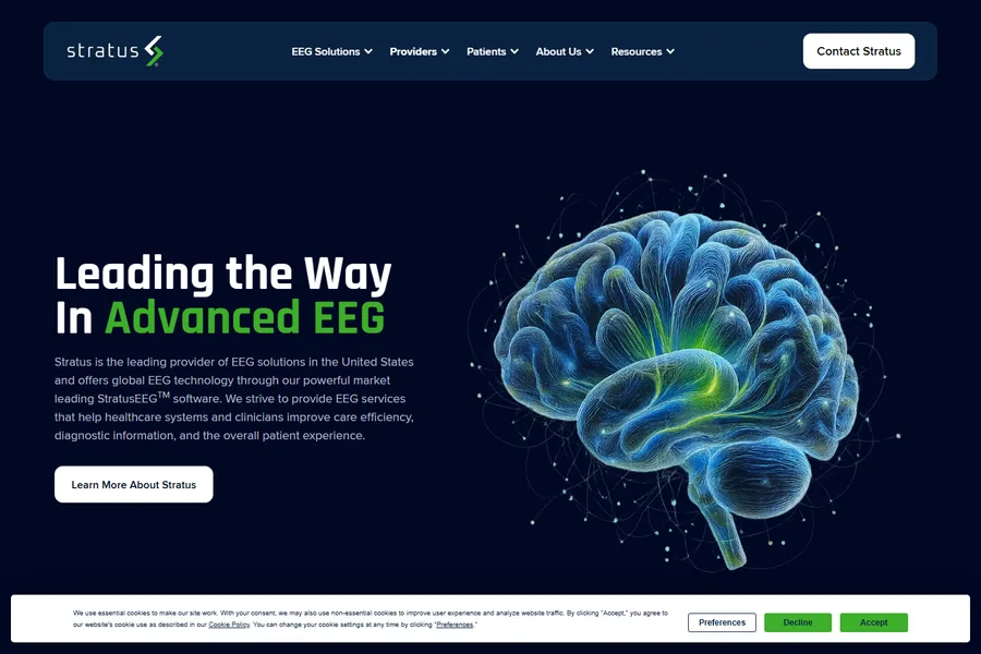 Stratus Neuro website